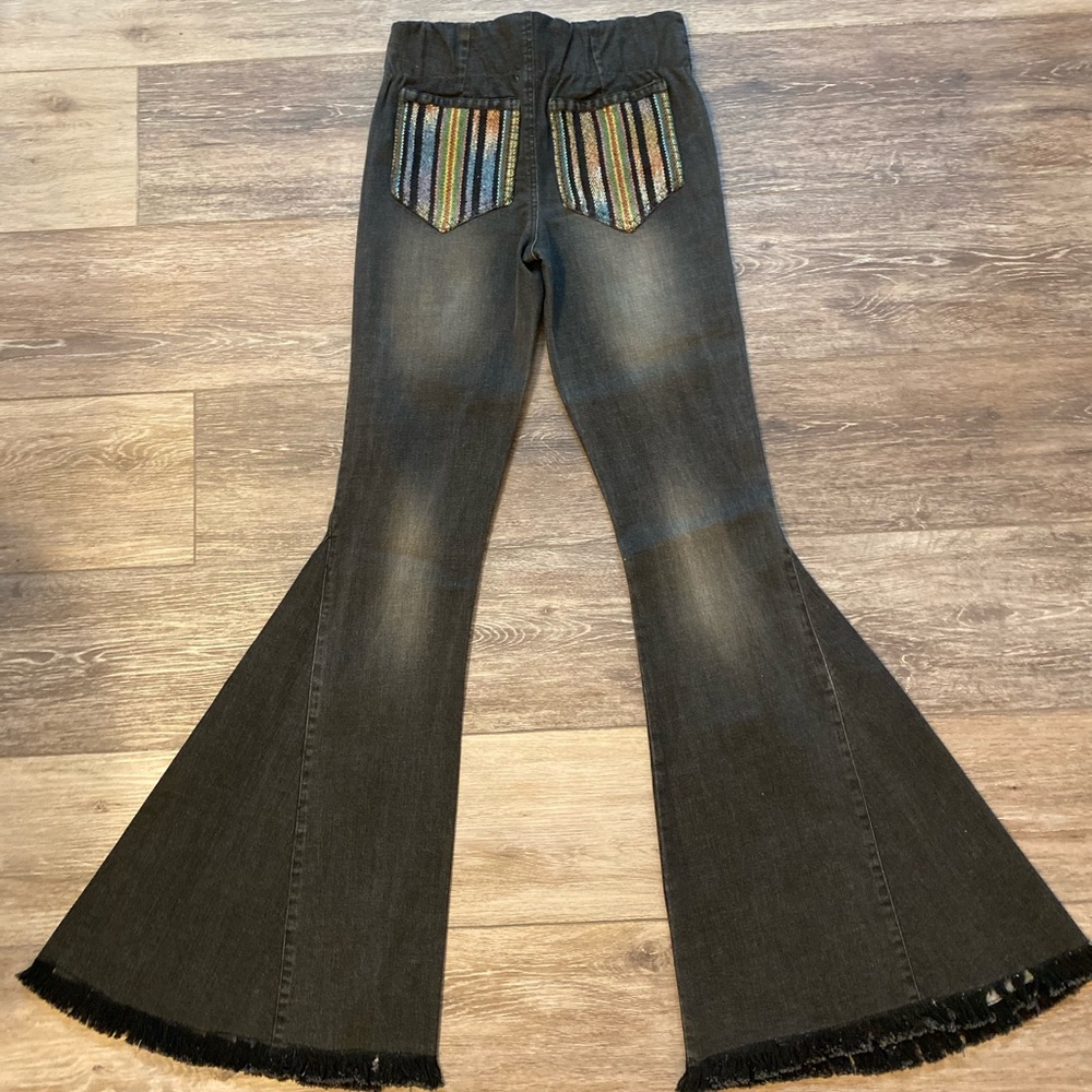 Judith March Pull-On Flare Pants